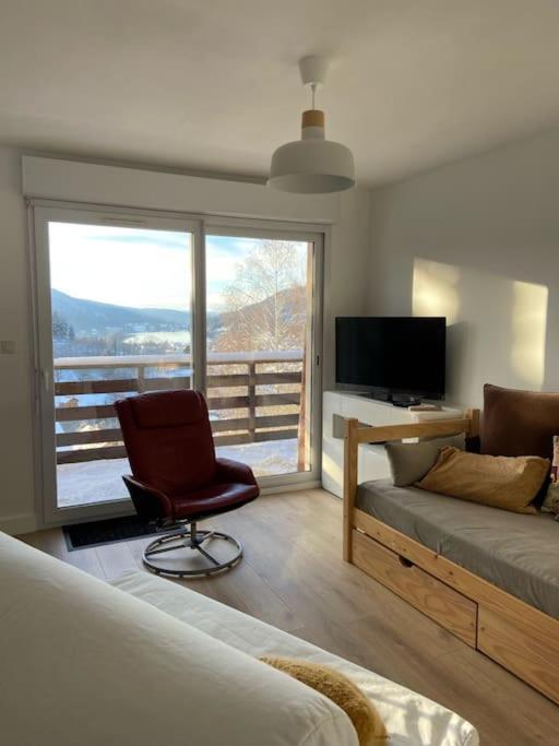 F3 Superbe Vue Lac, Grand Balcon, Ambiance Nature Gérardmer Exteriér fotografie